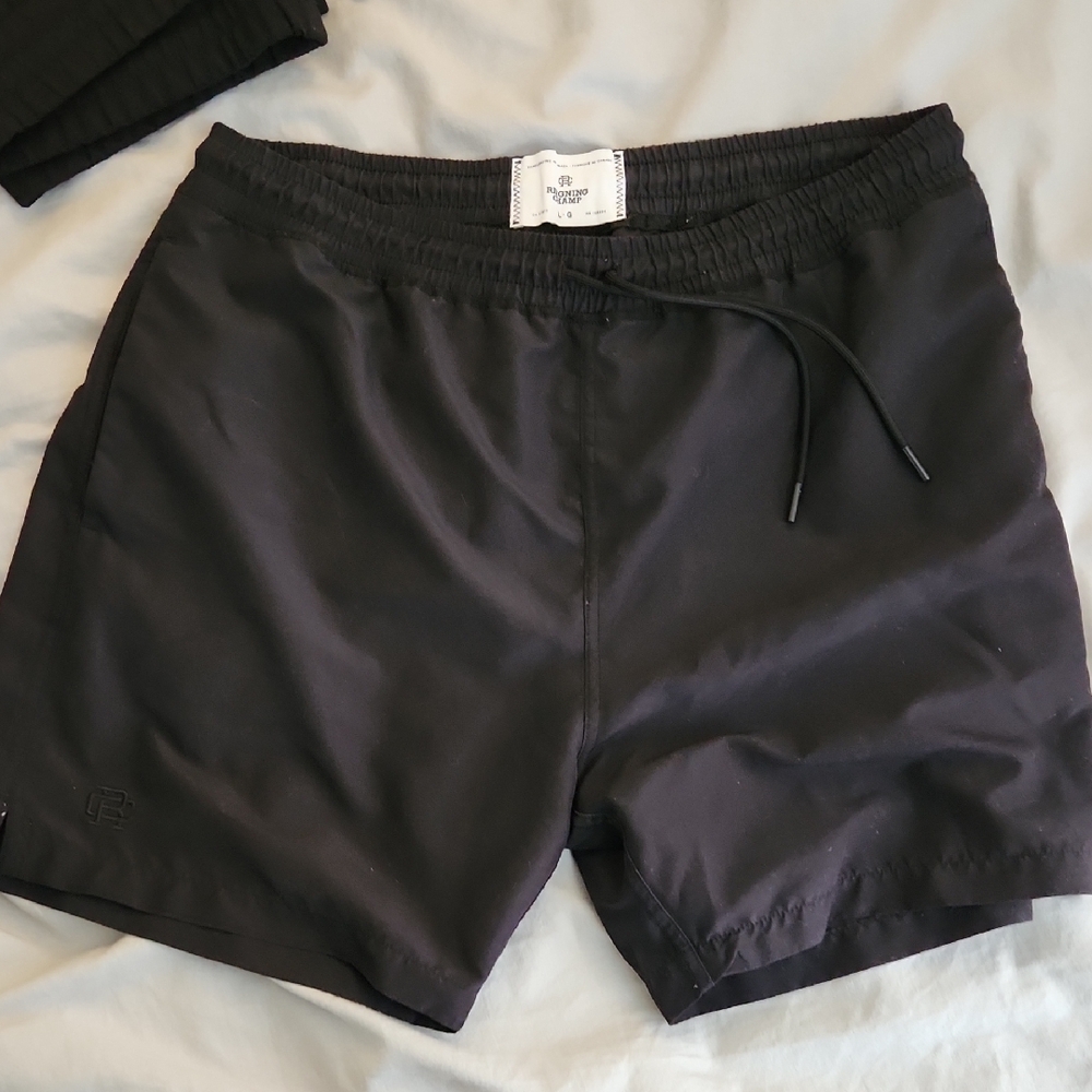 Reigning Champ Black Athletic Shorts